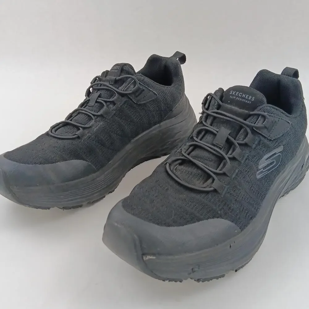 Skechers Arch Fit Slip Resistant Shoes Mens Size 13 Black Work 200232